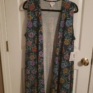 Lularoe Joy long vest size large